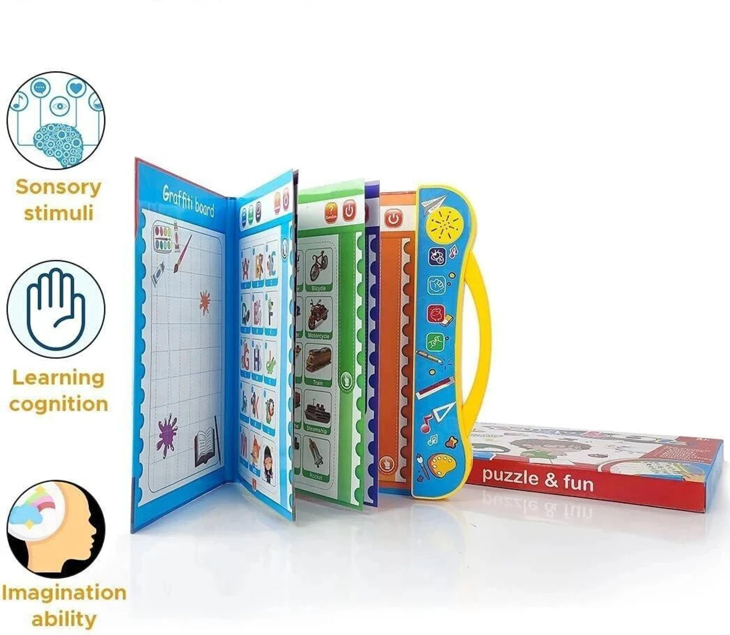 intelligent study book for kids !! Musical Learning Study Book