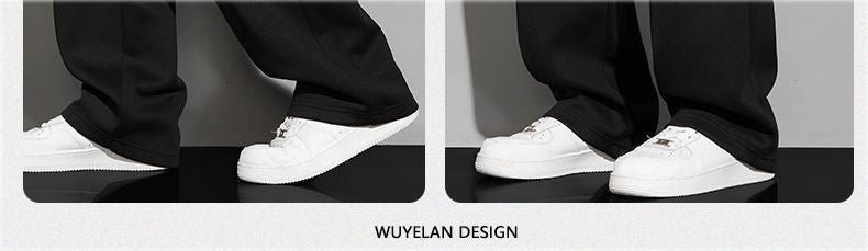 Trendy plus size Pants Men's Spring and Autumn Casual Pants Loose All-match Sports Pants Hong Kong-style Simple All-match Pants Cross-border