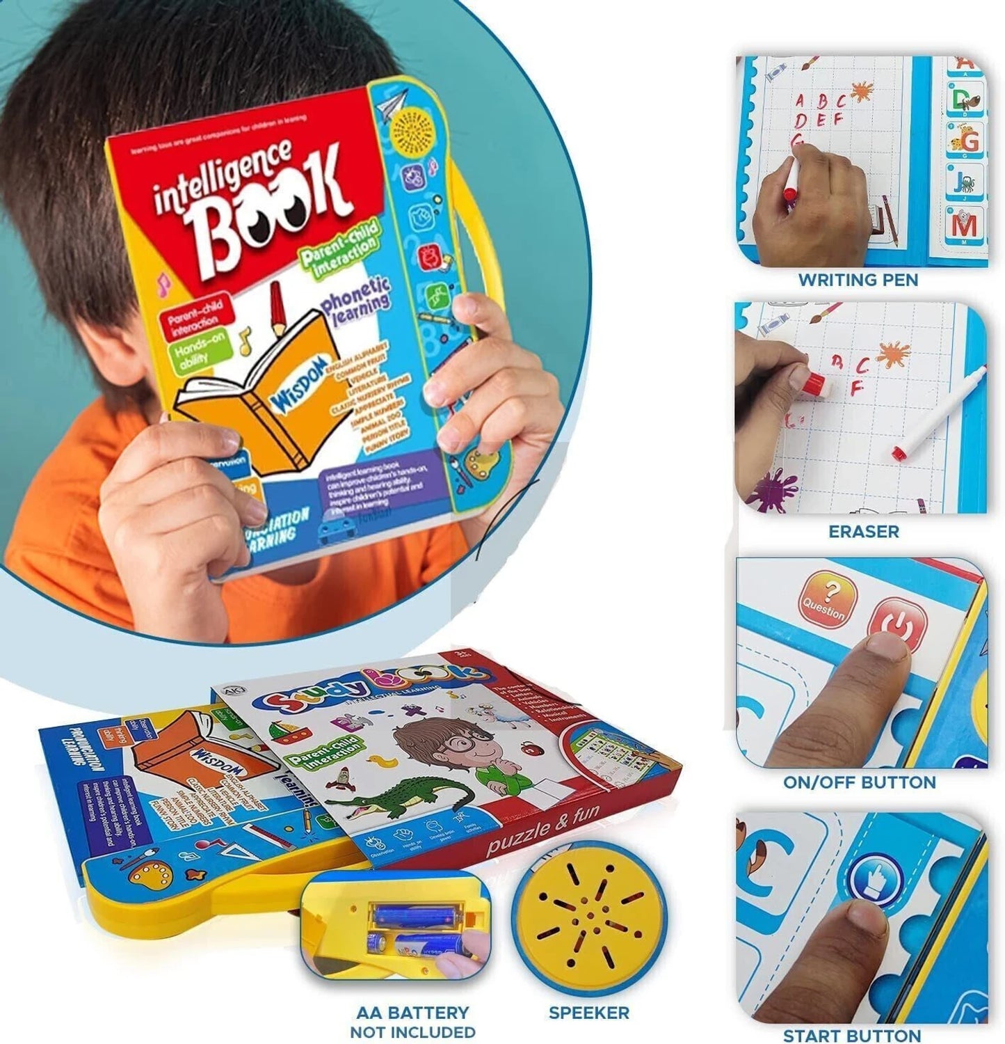 intelligent study book for kids !! Musical Learning Study Book